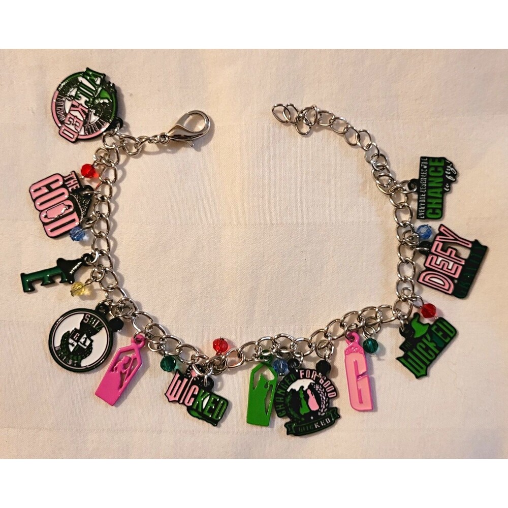 WICKED Inspired Adjustable Charm Bracelet